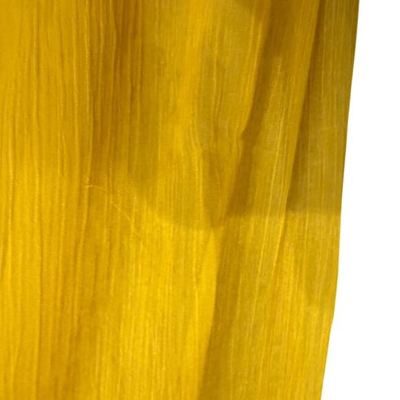 Adam Lippes x RTR Tiered Ruffle Dress in Yellow, Size US 12 - Picture 6 of 7